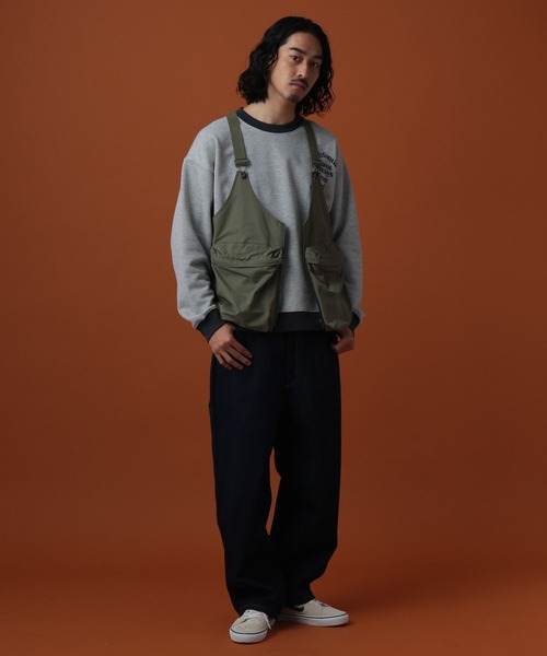 BAYFLOW(ベイフロー)の「【カリフォルニア工務店×BAYFLOW】ベスト(ベスト・メンズ・ブラック/カーキ・FREE)」の8枚目の写真