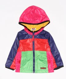 KiCCOLY（キッコリー）の「ｸﾚｲｼﾞｰ配色ﾅｲﾛﾝｼﾞｬｹｯﾄ（ナイロンジャケット）」