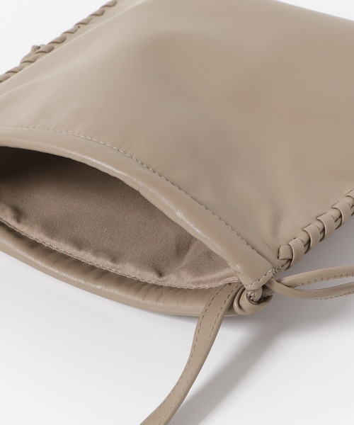 SENSE OF PLACE by URBAN RESEARCH（センスオブプレイスバイアーバンリサーチ）の「フェイクレザーハンドステッチキンチャクショルダー（ショルダーバッグ・メンズ・ブラック/グリーン/モカ・ONE）」の15枚目の写真