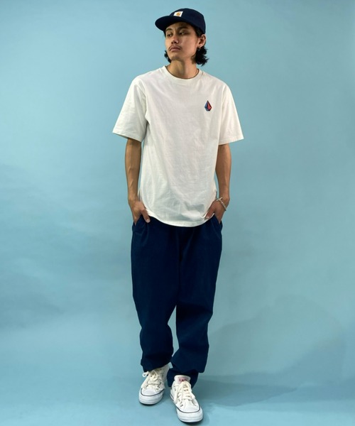 VOLCOM（ボルコム）の「VOLCOM/ボルコム ストーンロゴ ワンポイント プリントTシャツ AF022200（Tシャツ/カットソー・メンズ・ブラック/ホワイト・M/L/XL）」の7枚目の写真