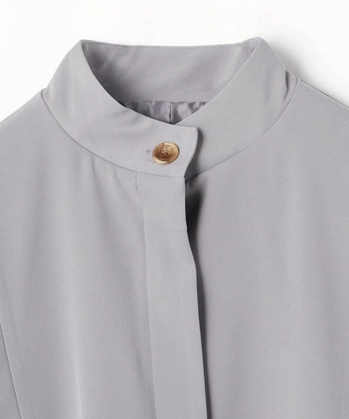 NICOLE white（ニコルホワイト）の「スタンドカラー ポンチョ ジャケット（ポンチョ・レディース・イエロー/グレー/オフホワイト・FREE）」の17枚目の写真