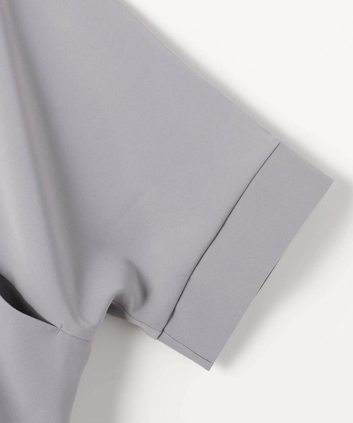 NICOLE white（ニコルホワイト）の「スタンドカラー ポンチョ ジャケット（ポンチョ・レディース・イエロー/グレー/オフホワイト・FREE）」の16枚目の写真