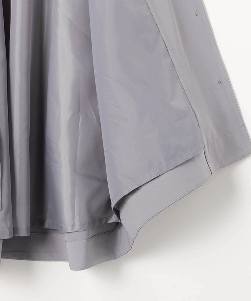 NICOLE white（ニコルホワイト）の「スタンドカラー ポンチョ ジャケット（ポンチョ・レディース・イエロー/グレー/オフホワイト・FREE）」の14枚目の写真