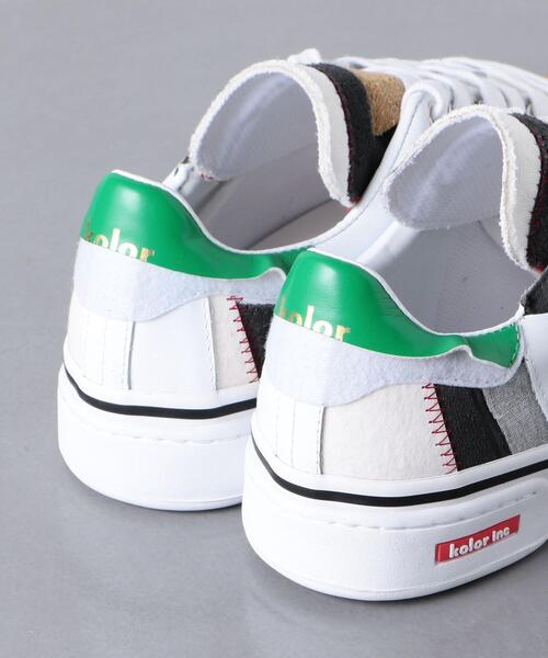 kolor(カラー)の「<kolor(カラー)> オックス スニーカー■■■(スニーカー・メンズ・ホワイト・26.5cm/27.5cm/25.5cm)」の2枚目の写真