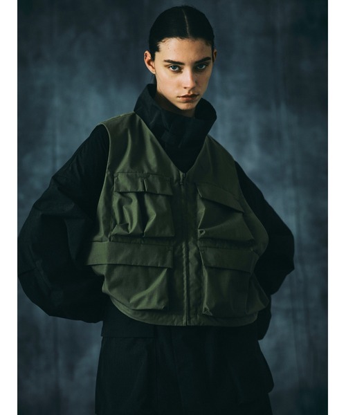 And A（アンドエー）の「Gramicci by F/CE. グラミチバイエフシーイー / F/CE x GRAMICCI LAYERED OUTERWEAR 3WAYレイヤードアウターウェア M65 / GUJ2-F3005（モッズコート・メンズ・ブラック/オリーブ/セージグリーン・MEDIUM/LARGE/SMALL）」の7枚目の写真