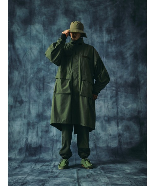 And A（アンドエー）の「Gramicci by F/CE. グラミチバイエフシーイー / F/CE x GRAMICCI LAYERED OUTERWEAR 3WAYレイヤードアウターウェア M65 / GUJ2-F3005（モッズコート・メンズ・ブラック/オリーブ/セージグリーン・MEDIUM/LARGE/SMALL）」の12枚目の写真