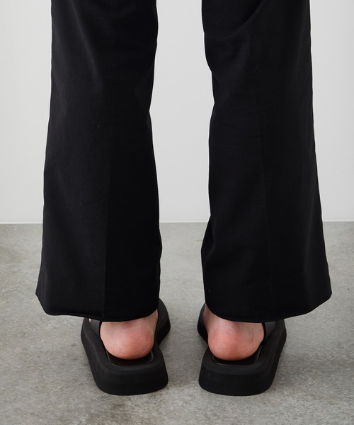 PADRONE（パドローネ）の「PADRONE パドローネ / STUDIOUS別注 LEATHER BEACH SANDAL/レザービーチサンダル / レザーリカバリーサンダル（サンダル・メンズ・ブラック・40/41/42）」の4枚目の写真