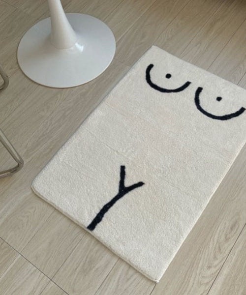 Made in I（メイドインアイ）の「モダンアートバスマット＆ラグ（ラグ/マット・レディース・A/B/C・FREE）」の8枚目の写真