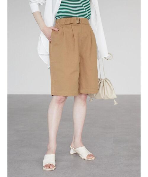 Green　Parks（グリーンパークス）の「グルカショートパンツ（その他パンツ・レディース・ベージュ/チャコールグレー・FREE）」の4枚目の写真