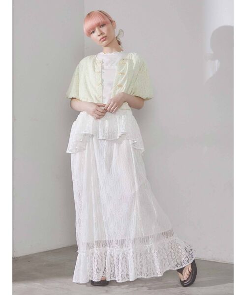 merry jenny（メリージェニー）の「flowerチャイナブラウス（シャツ/ブラウス・レディース・ピンク/イエロー/グリーン・FREE）」の19枚目の写真