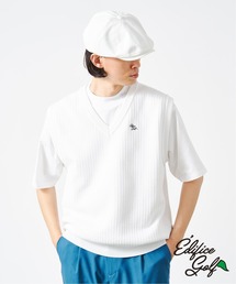 《先行販売》【EDIFICE GOLF】ドライチルデンニットベスト