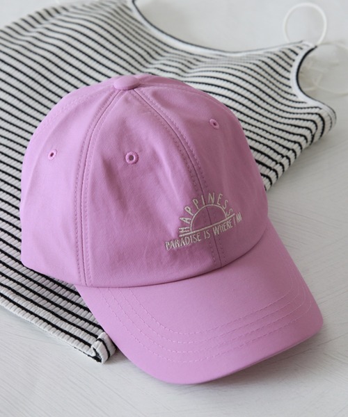 Cheek（チーク）の「カラーキャップ（キャップ・レディース・ピンク/グリーン・FREE）」の2枚目の写真