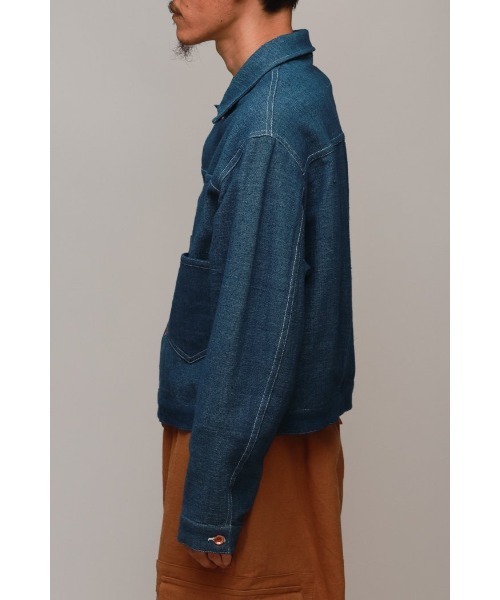 Story mfg.（ストーリーエムエフジー）の「【STORY mfg】Sundae Jacket（デニムジャケット・メンズ・インディゴブルー・SMALL/MEDIUM）」の3枚目の写真