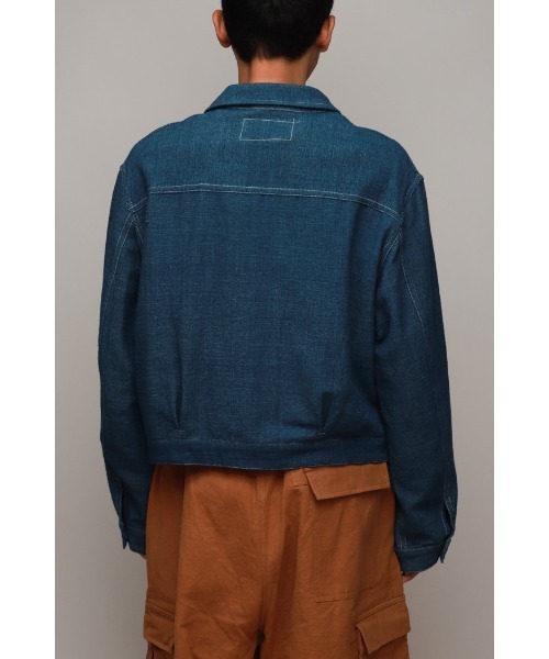 Story mfg.（ストーリーエムエフジー）の「【STORY mfg】Sundae Jacket（デニムジャケット・メンズ・インディゴブルー・SMALL/MEDIUM）」の4枚目の写真