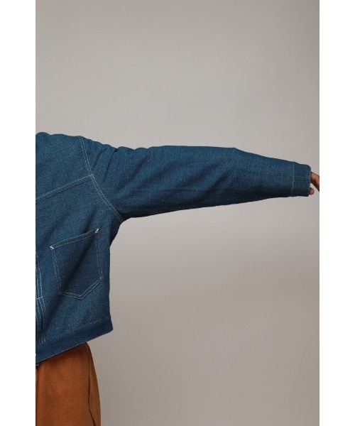Story mfg.（ストーリーエムエフジー）の「【STORY mfg】Sundae Jacket（デニムジャケット・メンズ・インディゴブルー・SMALL/MEDIUM）」の6枚目の写真
