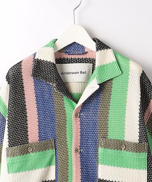 ANDERSSON BELL(アンダースンベル)の「<Andersson Bell> STRIPE KNIT OPENN SHIRT/シャツ(シャツ/ブラウス・メンズ・その他1・M/L)」の3枚目の写真