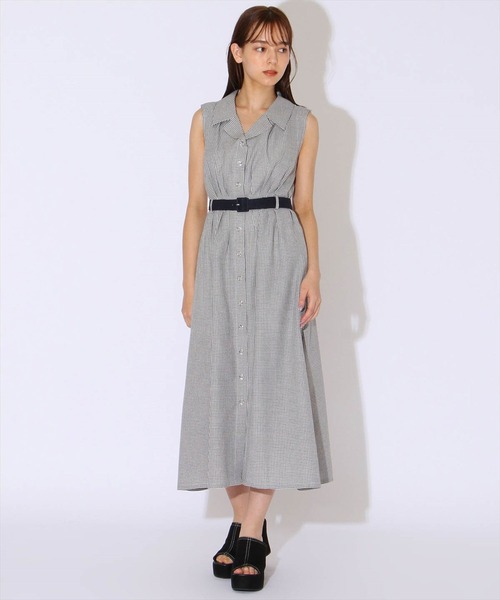 REDYAZEL(レディアゼル)の「オープンカラーノースリワンピース(ワンピース・レディース・グリーン/ブラック/オレンジ・SMALL/MEDIUM)」の18枚目の写真