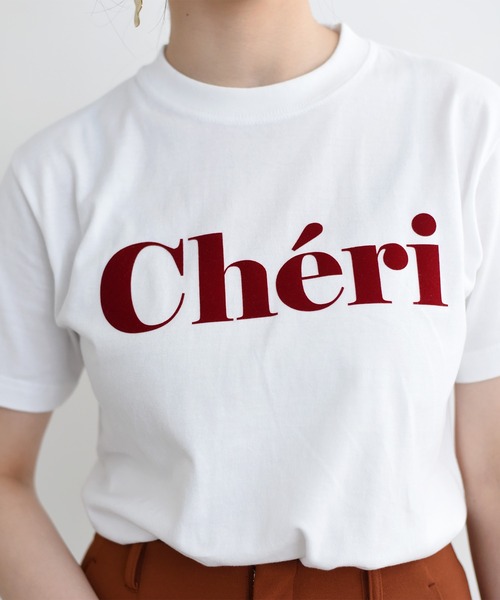 tシャツ 「WEB限定」CHERIロゴTEE レディース DouDou tシャツ 「WEB限定」CHERIロゴTEE レディース : ZOZOTOWN
