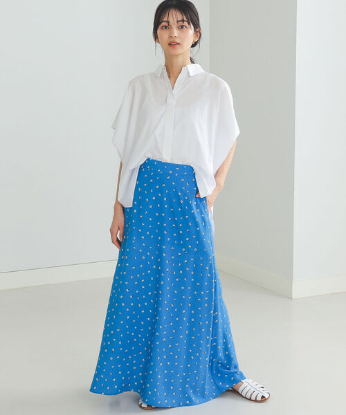 BEAMS HEART（ビームスハート）の「BEAMS HEART / ビッグシルエット シャツ（シャツ/ブラウス・レディース・ネイビー/イエロー系その他4/オフホワイト・FREE）」の16枚目の写真