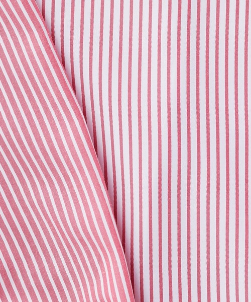 GeeRA(ジーラ)の「ストライプ切替オーバーサイズシャツ(シャツ/ブラウス・レディース・ピンク/ブルー・MEDIUM/LARGE)」の22枚目の写真