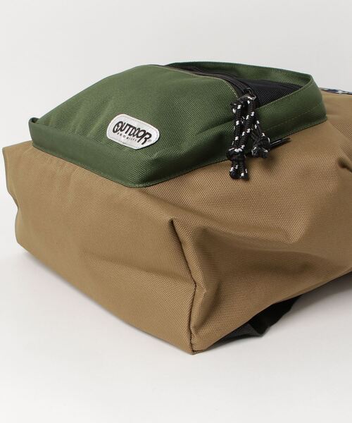 OUTDOOR PRODUCTS（アウトドアプロダクツ）の「Mountain Mania/マウンテンマニア　 OUTDOOR PRODUCTS×MountainMania バックパック（バックパック/リュック・メンズ・ブルー/ベージュ・FREE）」の4枚目の写真