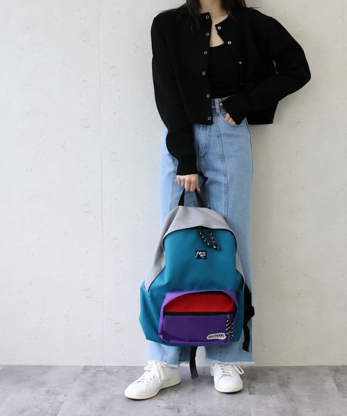 OUTDOOR PRODUCTS（アウトドアプロダクツ）の「Mountain Mania/マウンテンマニア　 OUTDOOR PRODUCTS×MountainMania バックパック（バックパック/リュック・メンズ・ブルー/ベージュ・FREE）」の21枚目の写真