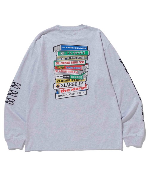 XLARGE（エクストララージ）の「SOUNDS L/S TEE（Tシャツ/カットソー・メンズ・ブラック/アッシュ/ホワイト・M/XL/L/S）」の5枚目の写真