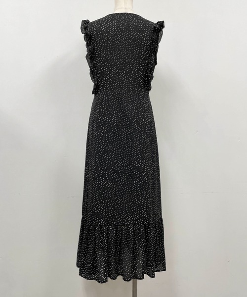 PICCIN（ピッチン）の「フリルスリーブワンピース（ワンピース・レディース・ブラック/ネイビー・M/L）」の4枚目の写真