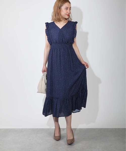 PICCIN（ピッチン）の「フリルスリーブワンピース（ワンピース・レディース・ブラック/ネイビー・M/L）」の21枚目の写真