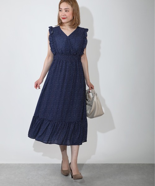 PICCIN（ピッチン）の「フリルスリーブワンピース（ワンピース・レディース・ブラック/ネイビー・M/L）」の22枚目の写真