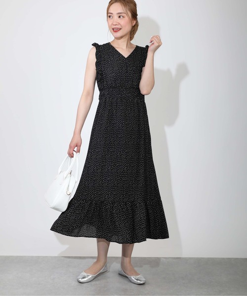 PICCIN（ピッチン）の「フリルスリーブワンピース（ワンピース・レディース・ブラック/ネイビー・M/L）」の15枚目の写真