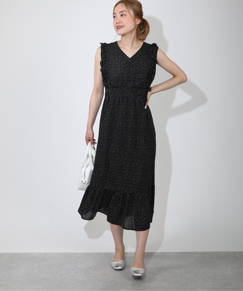 PICCIN（ピッチン）の「フリルスリーブワンピース（ワンピース・レディース・ブラック/ネイビー・M/L）」の19枚目の写真