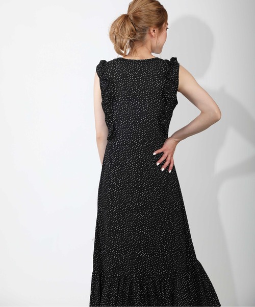 PICCIN（ピッチン）の「フリルスリーブワンピース（ワンピース・レディース・ブラック/ネイビー・M/L）」の13枚目の写真