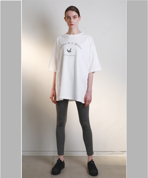 A DEGREE FAHRENHEIT(エーディグリーファーレンハイ)の「【ユニセックス商品】lmlオーバーサイズT(Tシャツ/カットソー・メンズ・ホワイト/ブラック・MEDIUM/LARGE/X-LARGE)」の7枚目の写真