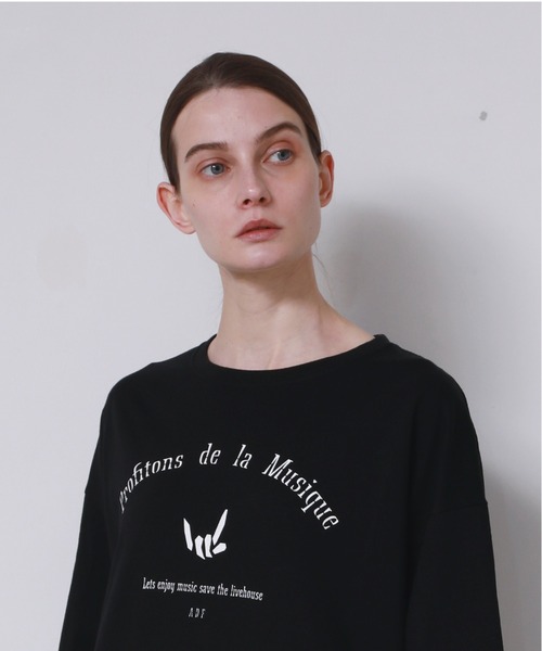 A DEGREE FAHRENHEIT(エーディグリーファーレンハイ)の「【ユニセックス商品】lmlオーバーサイズT(Tシャツ/カットソー・メンズ・ホワイト/ブラック・MEDIUM/LARGE/X-LARGE)」の11枚目の写真