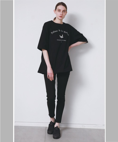 A DEGREE FAHRENHEIT(エーディグリーファーレンハイ)の「【ユニセックス商品】lmlオーバーサイズT(Tシャツ/カットソー・メンズ・ホワイト/ブラック・MEDIUM/LARGE/X-LARGE)」の12枚目の写真