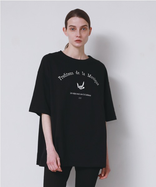 A DEGREE FAHRENHEIT(エーディグリーファーレンハイ)の「【ユニセックス商品】lmlオーバーサイズT(Tシャツ/カットソー・メンズ・ホワイト/ブラック・MEDIUM/LARGE/X-LARGE)」の13枚目の写真