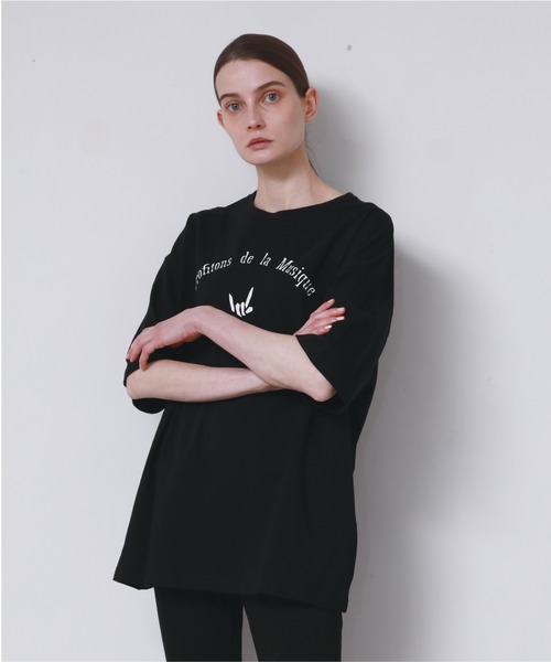 A DEGREE FAHRENHEIT(エーディグリーファーレンハイ)の「【ユニセックス商品】lmlオーバーサイズT(Tシャツ/カットソー・メンズ・ホワイト/ブラック・MEDIUM/LARGE/X-LARGE)」の14枚目の写真