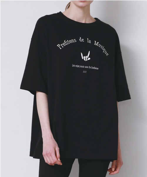 A DEGREE FAHRENHEIT(エーディグリーファーレンハイ)の「【ユニセックス商品】lmlオーバーサイズT(Tシャツ/カットソー・メンズ・ホワイト/ブラック・MEDIUM/LARGE/X-LARGE)」の16枚目の写真