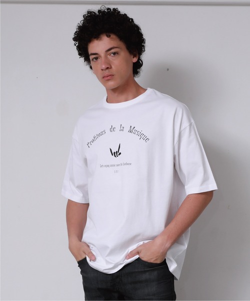 A DEGREE FAHRENHEIT(エーディグリーファーレンハイ)の「【ユニセックス商品】lmlオーバーサイズT(Tシャツ/カットソー・メンズ・ホワイト/ブラック・MEDIUM/LARGE/X-LARGE)」の17枚目の写真