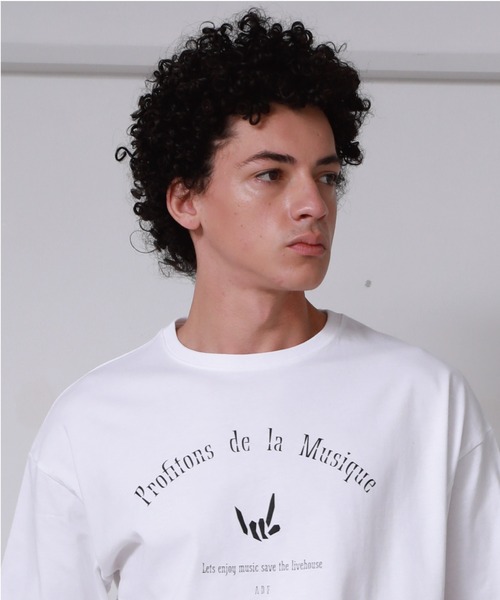 A DEGREE FAHRENHEIT(エーディグリーファーレンハイ)の「【ユニセックス商品】lmlオーバーサイズT(Tシャツ/カットソー・メンズ・ホワイト/ブラック・MEDIUM/LARGE/X-LARGE)」の18枚目の写真