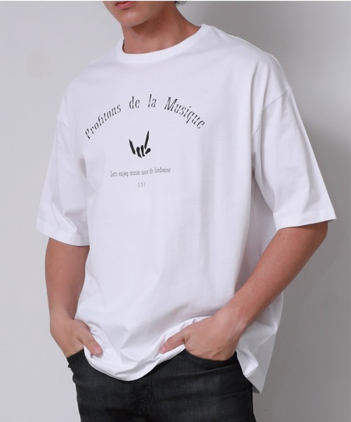 A DEGREE FAHRENHEIT(エーディグリーファーレンハイ)の「【ユニセックス商品】lmlオーバーサイズT(Tシャツ/カットソー・メンズ・ホワイト/ブラック・MEDIUM/LARGE/X-LARGE)」の20枚目の写真