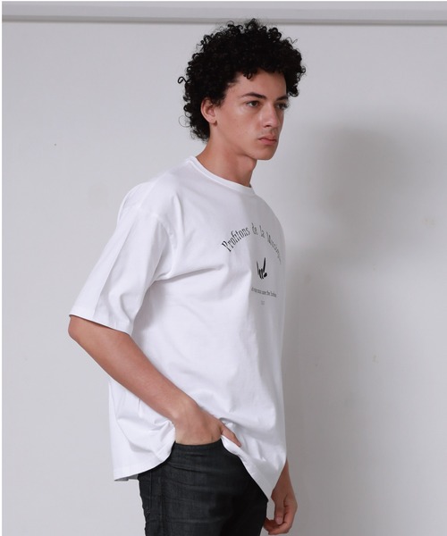 A DEGREE FAHRENHEIT(エーディグリーファーレンハイ)の「【ユニセックス商品】lmlオーバーサイズT(Tシャツ/カットソー・メンズ・ホワイト/ブラック・MEDIUM/LARGE/X-LARGE)」の21枚目の写真