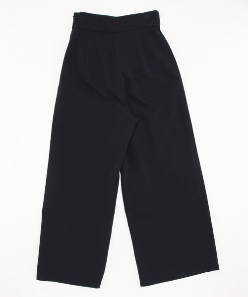 31 Sons de mode（トランテアン　ソン　ドゥ　モード）の「ウエストタブ付きワイドパンツ（スラックス・レディース・クリーム/ネイビー/ピンク・36/38）」の17枚目の写真