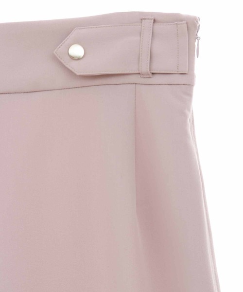 31 Sons de mode（トランテアン　ソン　ドゥ　モード）の「ウエストタブ付きワイドパンツ（スラックス・レディース・クリーム/ネイビー/ピンク・36/38）」の12枚目の写真