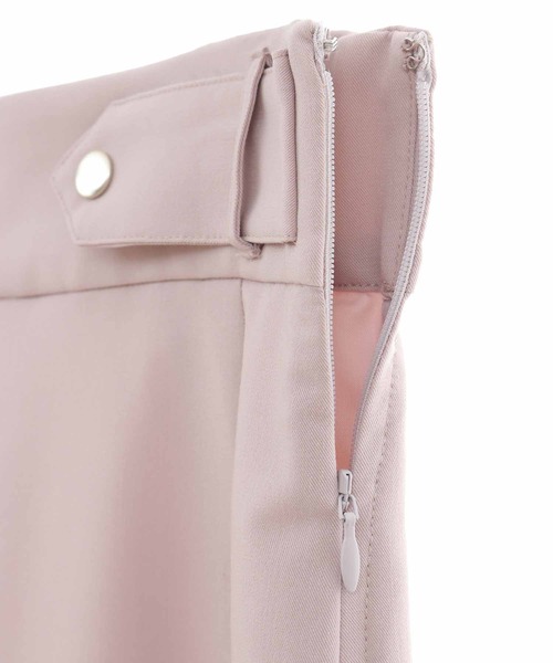 31 Sons de mode（トランテアン　ソン　ドゥ　モード）の「ウエストタブ付きワイドパンツ（スラックス・レディース・クリーム/ネイビー/ピンク・36/38）」の16枚目の写真