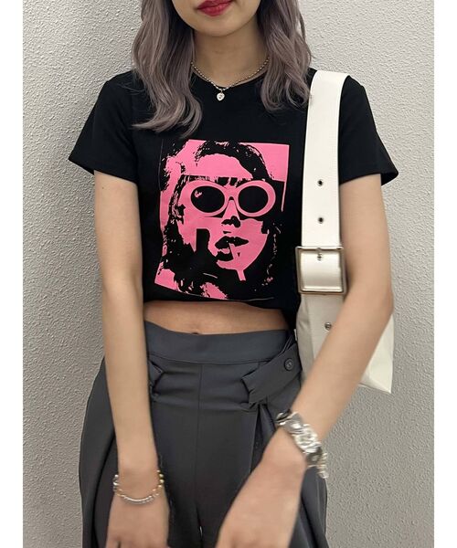 jouetie（ジュエティ）の「フラップマーケット BAG（ハンドバッグ・レディース・ブラック/オフホワイト・FREE）」の4枚目の写真