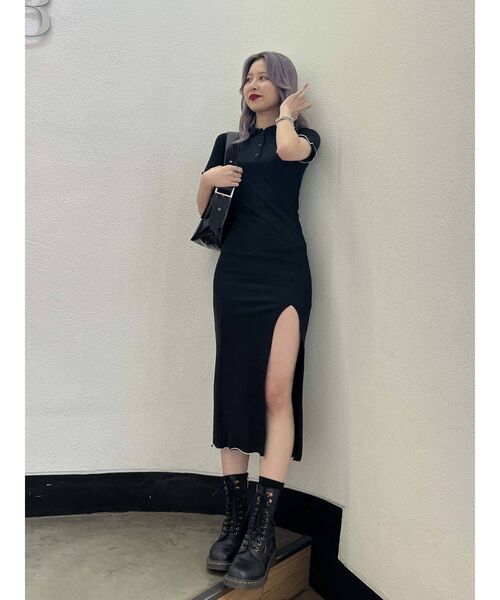 jouetie（ジュエティ）の「フラップマーケット BAG（ハンドバッグ・レディース・ブラック/オフホワイト・FREE）」の8枚目の写真