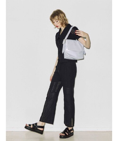 jouetie（ジュエティ）の「フラップマーケット BAG（ハンドバッグ・レディース・ブラック/オフホワイト・FREE）」の13枚目の写真