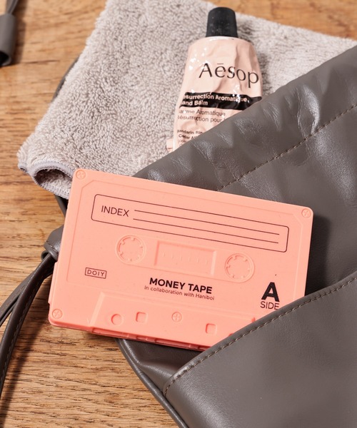 BIRTHDAY BAR（バースデイバー）の「マネーテープ コインケース カセットテープ（コインケース・レディース・グレー/イエロー/グリーン/コーラルピンク・フリー）」の4枚目の写真